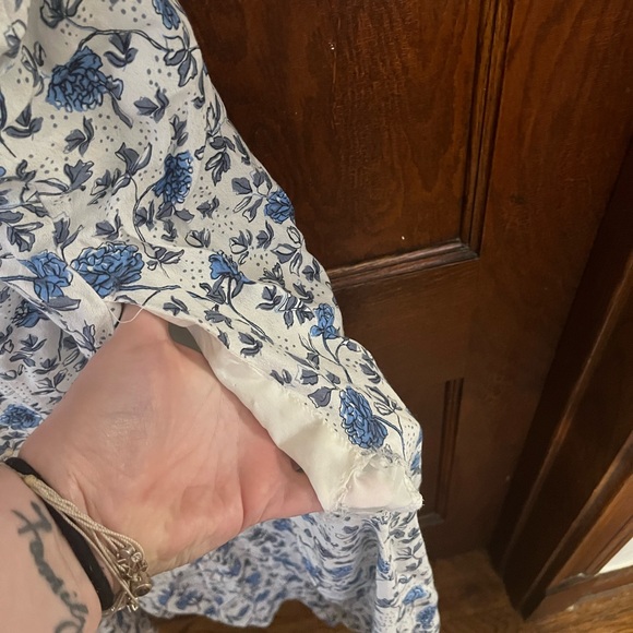 Gap blue floral dress size xl - Picture 2 of 3